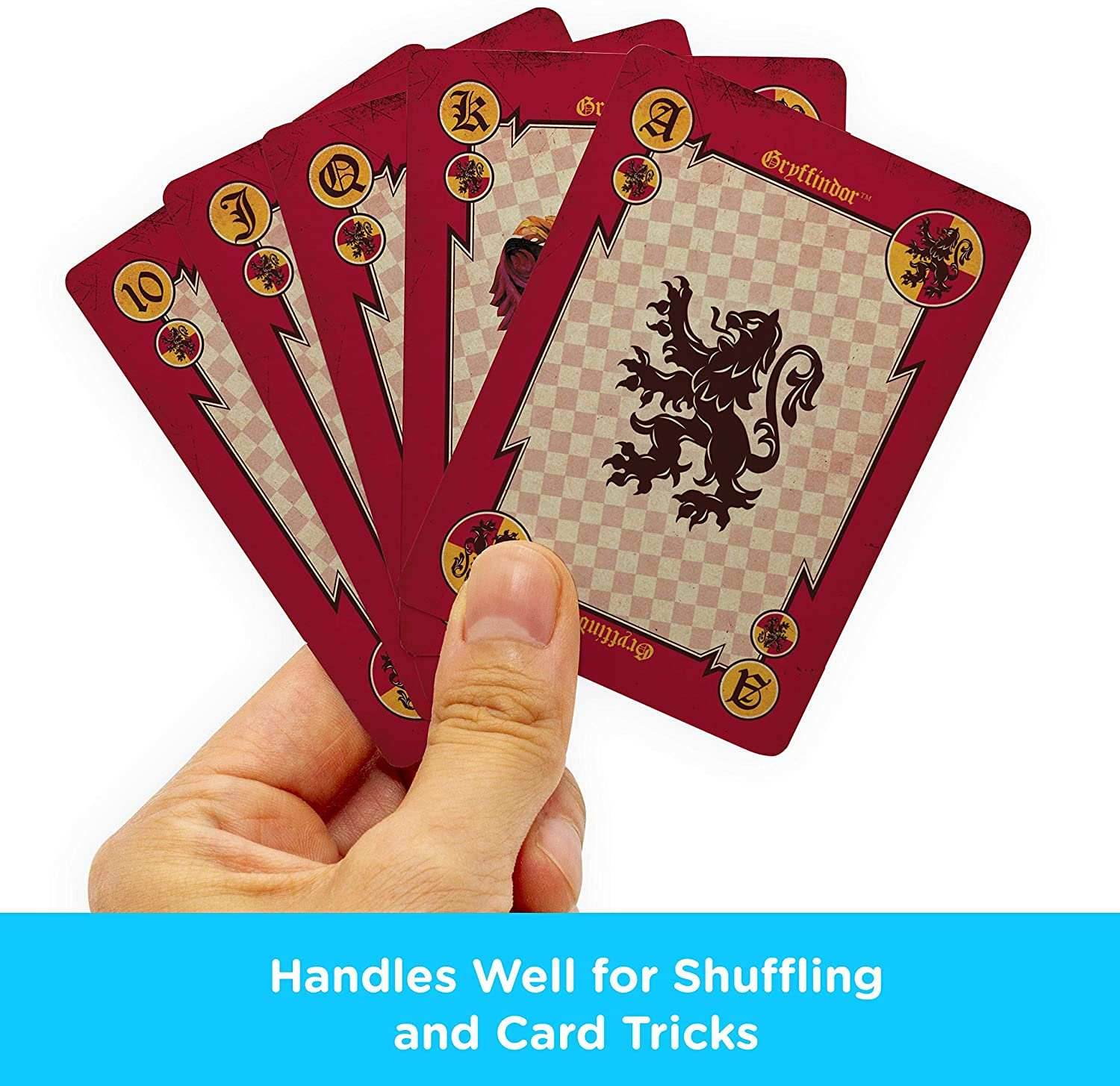 Aquarius Playing Cards: Harry Potter - House Crests - 