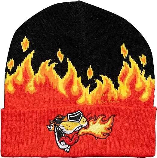 Mad Engine Chester Cheetos Beanie Hat Fire Breather - Fire