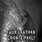 Adult Faux Leather Shoulder Armor Pauldron Viking Pirate Costume Accessories