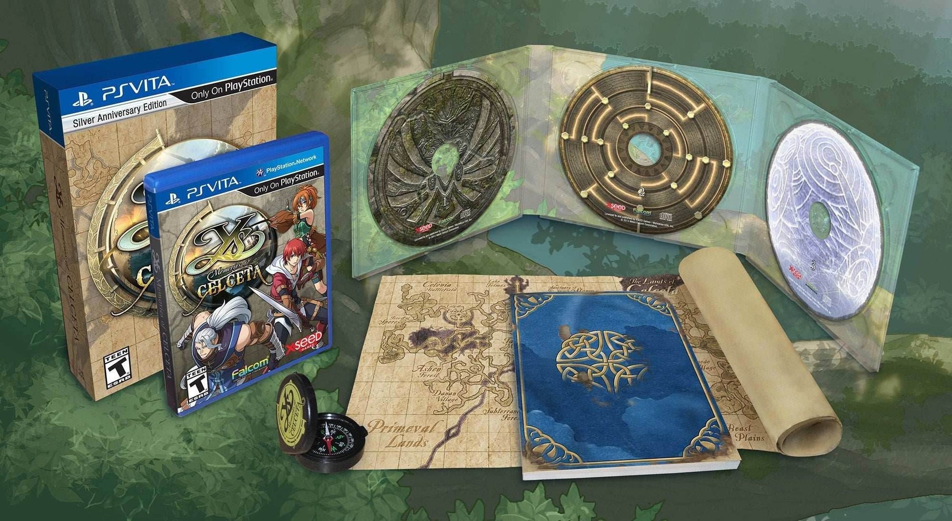 Ys: Memories of Celceta: Silver Anniversary Edition (PlayStation Vita) - Game Only