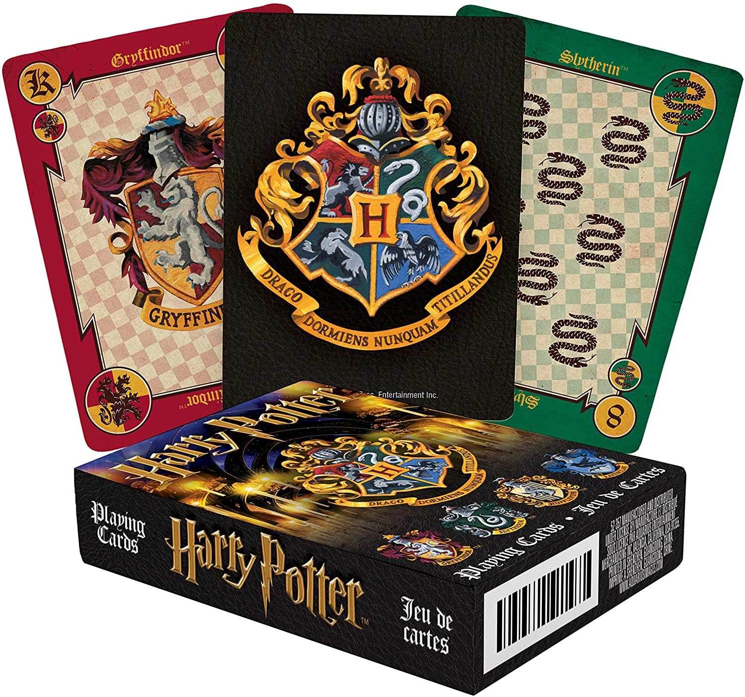 Aquarius Playing Cards: Harry Potter - House Crests - 