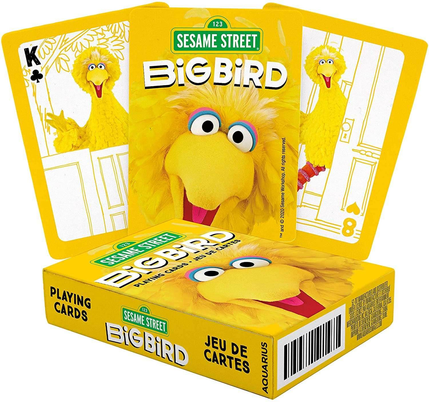 Aquarius Playing Cards: Sesame Street - Big Bird - 