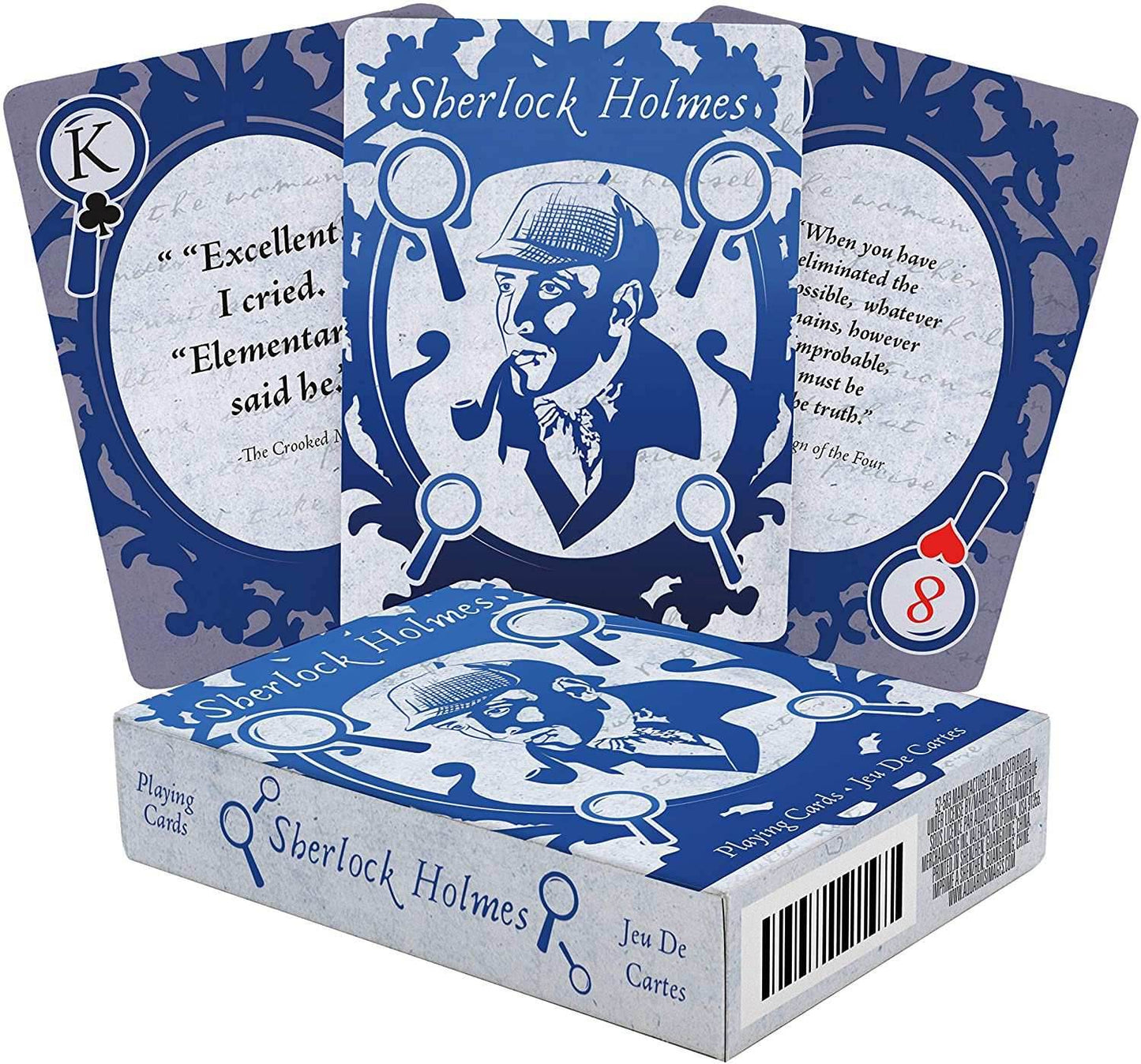 Aquarius Playing Cards: Sherlock Holmes Quotes - 