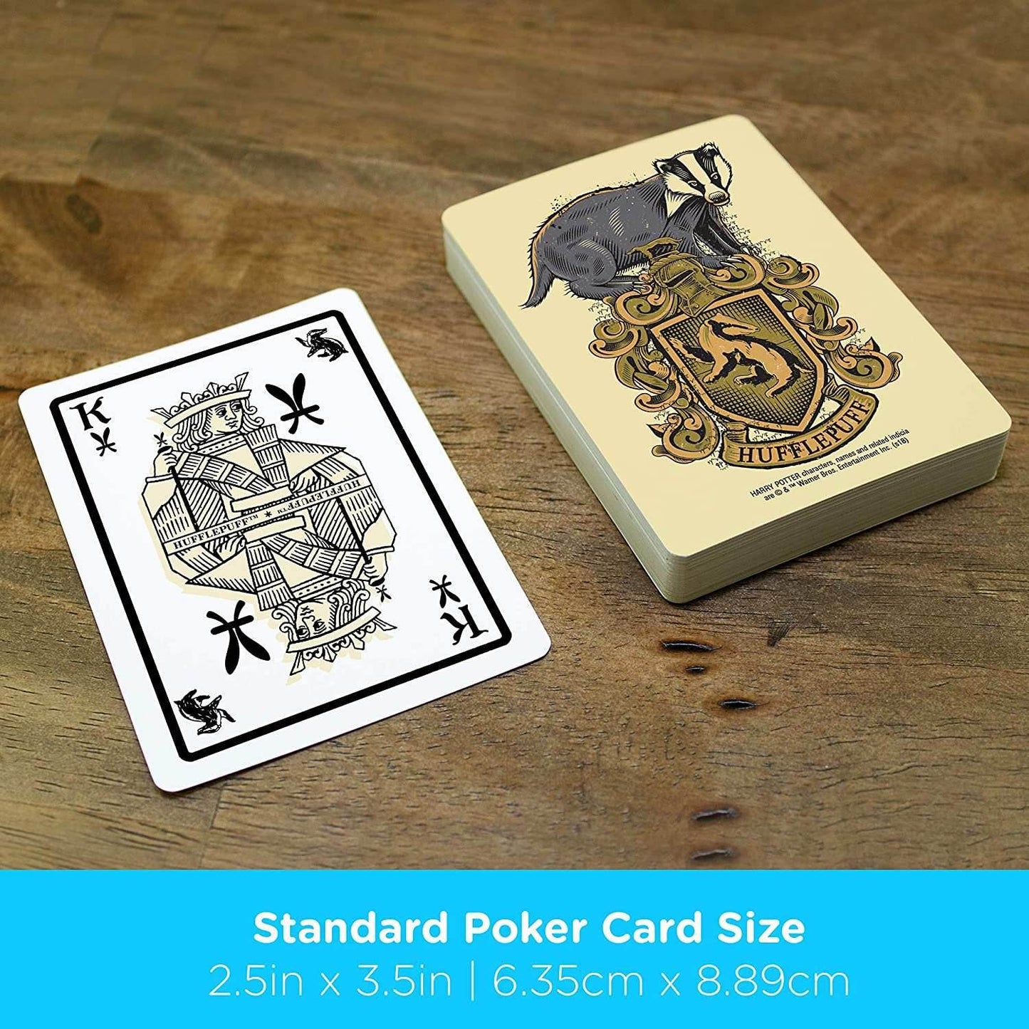 Aquarius Playing Cards: Harry Potter - Hufflepuff - 
