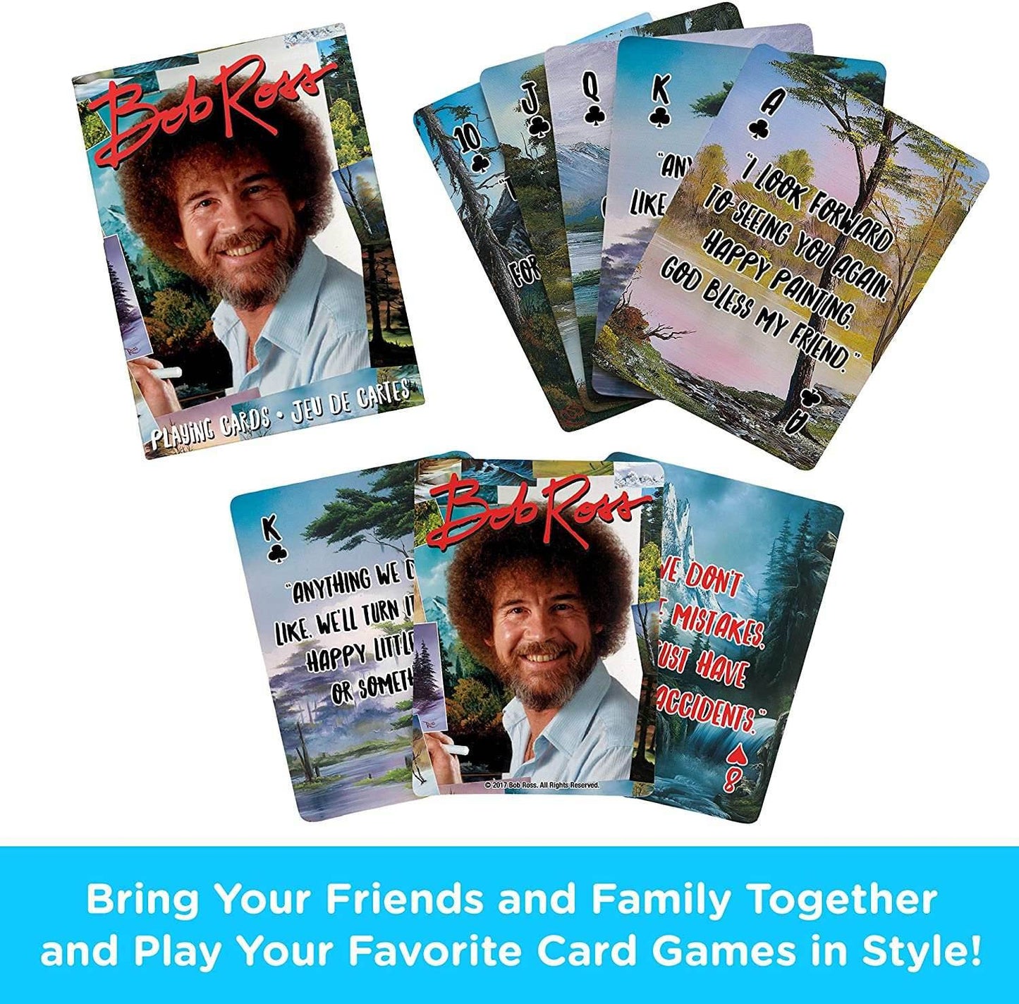 Aquarius Playing Cards: Bob Ross Quotes - 
