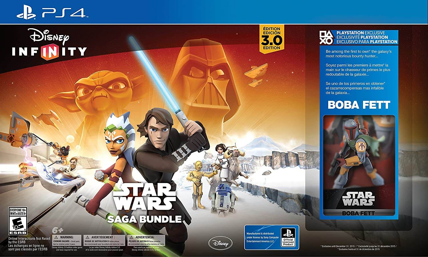 Disney Infinity 3.0 Star Wars Saga Bundle (Playstation 4) - Brand New