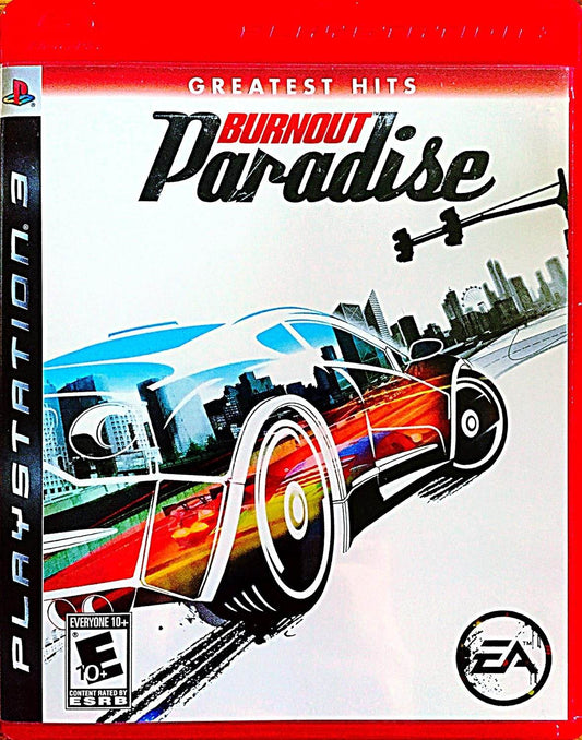 Burnout Paradise (Greatest Hits) (Playstation 3) - Game Manual Only