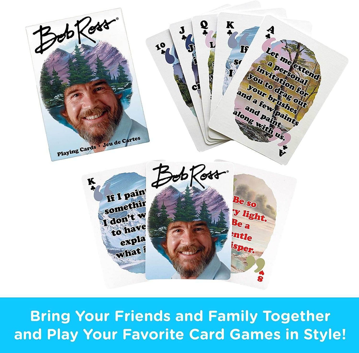 Aquarius Playing Cards: Bob Ross Quotes 2 - 