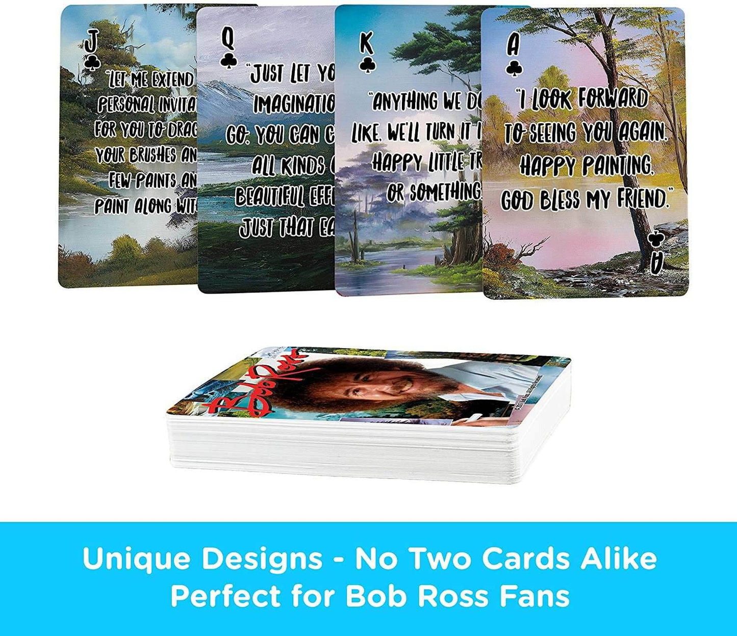 Aquarius Playing Cards: Bob Ross Quotes - 