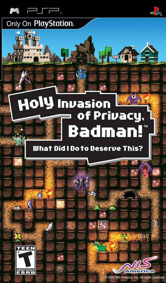 Holy Invasion of Privacy, Badman! What Did I Do to Deserve This? (PSP) - Game Manual Only