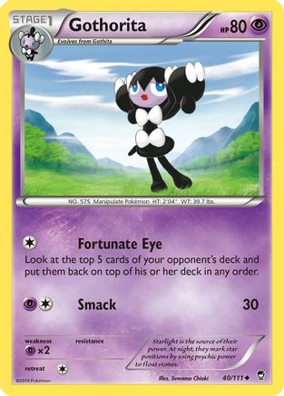 Gothorita 040/111 - XY  Furious Fists