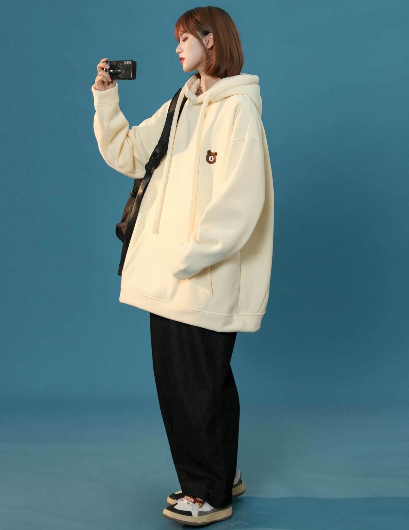 Women's Classic Teddy Hoodie - Apricot / S
