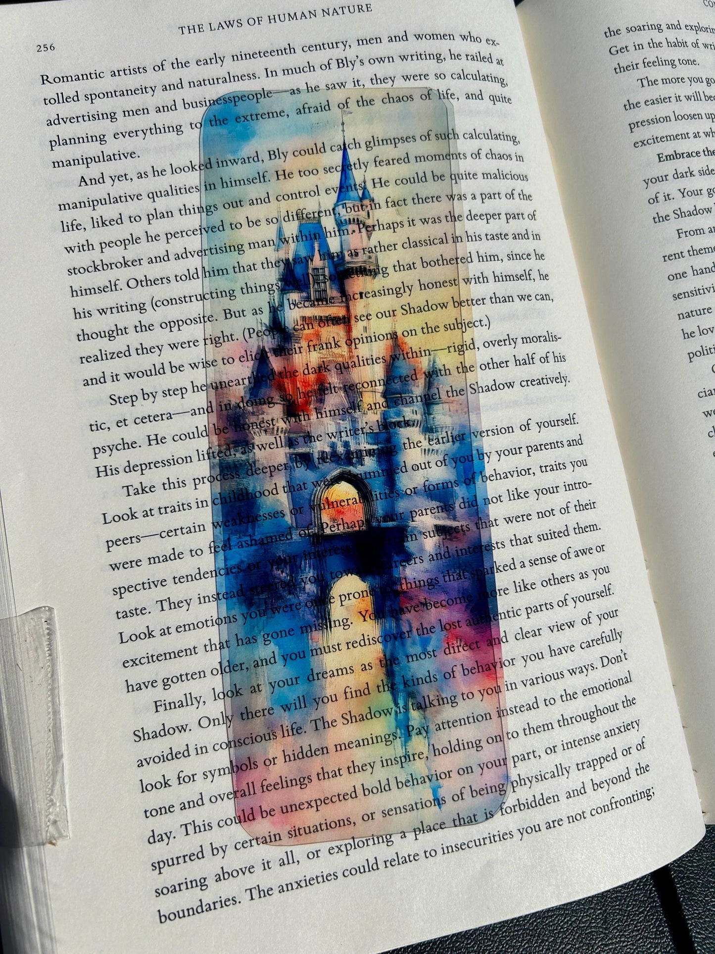 Happiest Place On Earth Disneyland Bookmark – Fairytale Fantasy Art for Dreamers, Readers, and Book Lovers