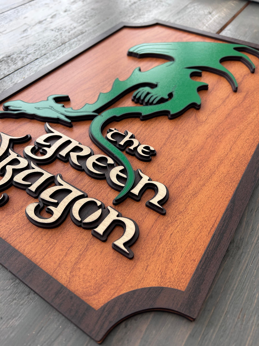 The Green Dragon Inn Sign