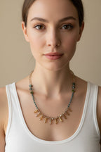 Peacock Crystal Necklace