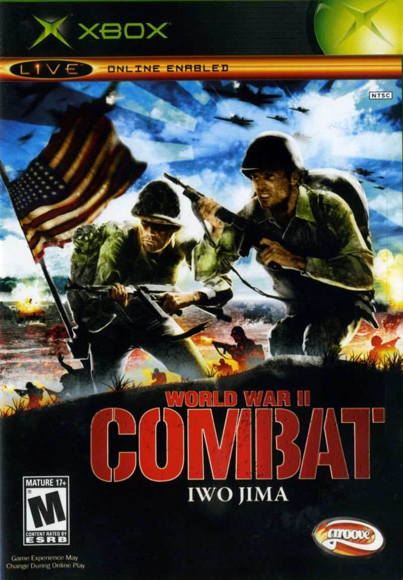 World War II Combat Iwo Jima (Xbox) - Game Manual Only