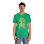 Golden Celtic Dice Dragon Shirt - Army / S