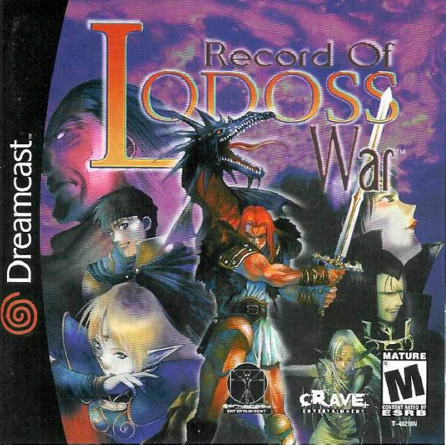 Record of Lodoss War (Sega Dreamcast) - Game Manual Only