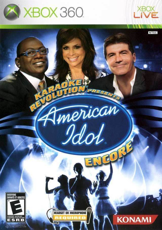 Karaoke Revolution Presents: American Idol Encore (Xbox 360) - Game Manual Only