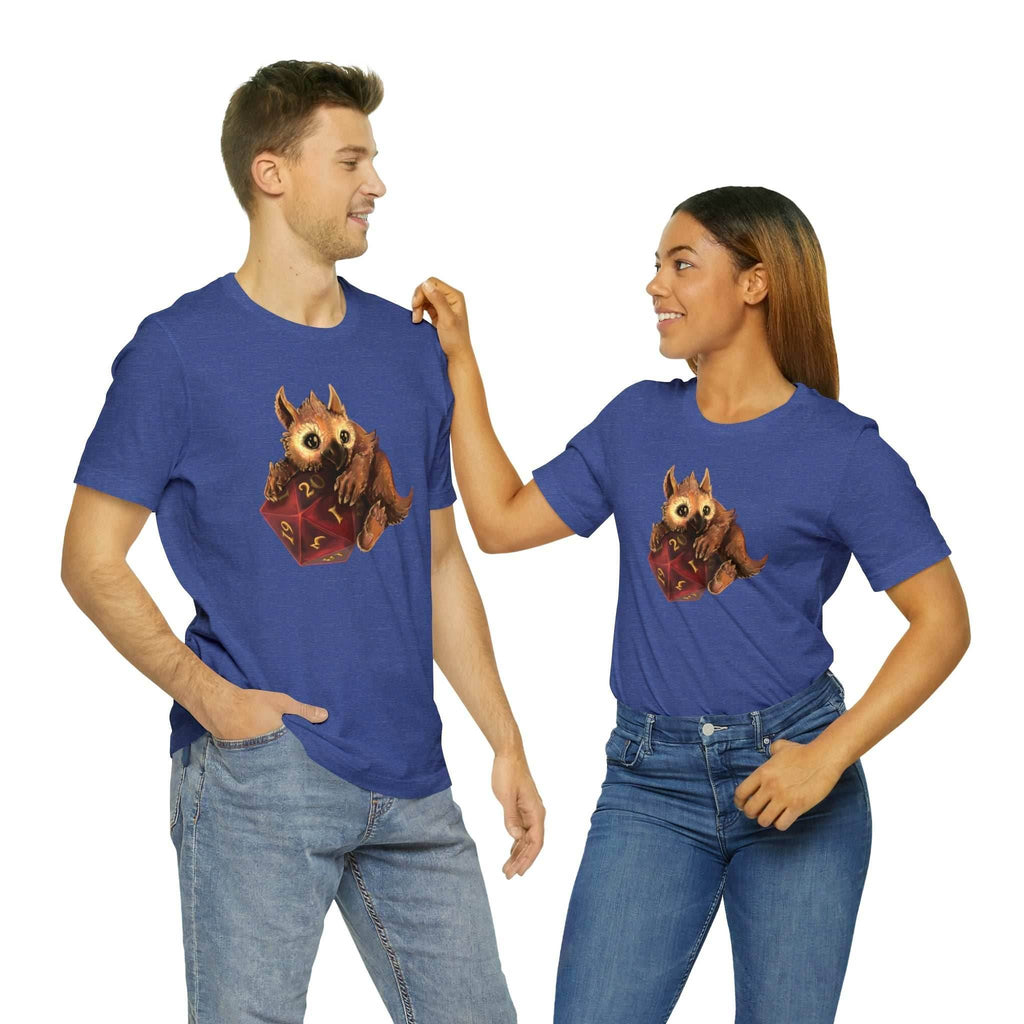 Owliver with High Variance D20 Short Sleeve Tee - Athletic Heather / S