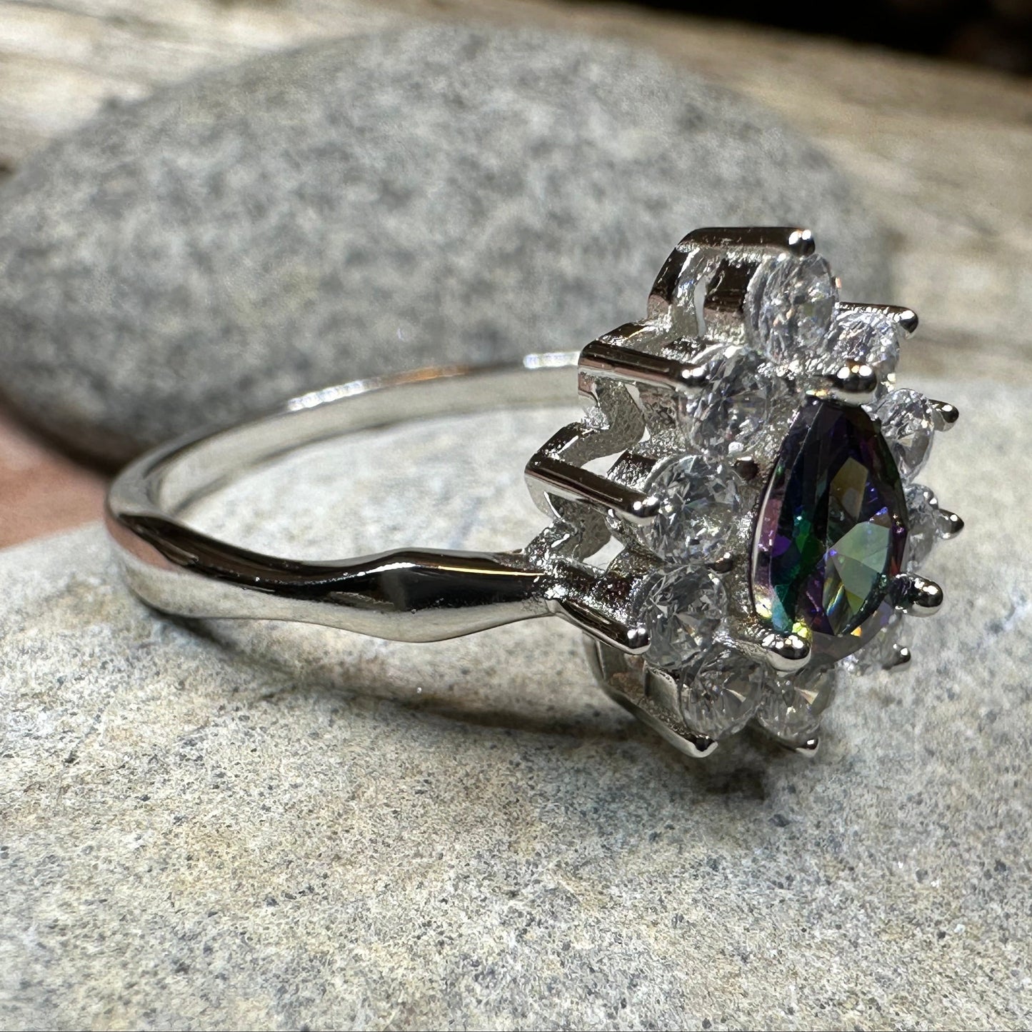 Celtic Vines Moonstone Ring