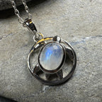 Moonstone Turtle Necklace