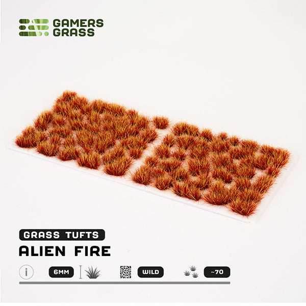 Gamers Grass Tufts: Alien Tufts- Fire Tuft 6mm- Wild - 