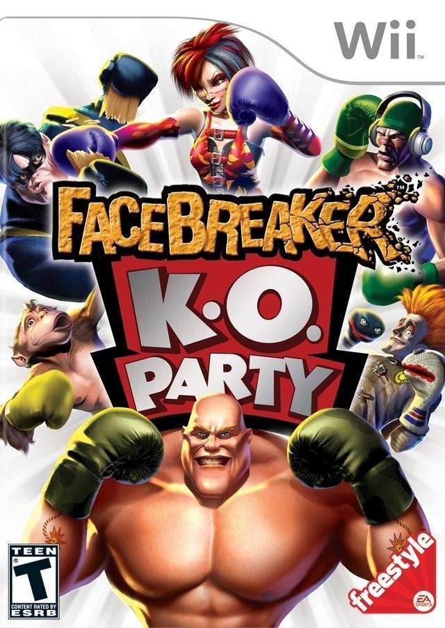 FaceBreaker K.O. Party (Wii) - Game Manual Only