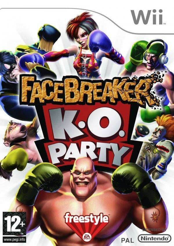 FaceBreaker K.O. Party [European Import] (Wii) - Game Manual Only