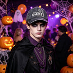 "I'd Rather Be Ghost Hunting" Embroidered Baseball Cap – Vintage Washed Hat