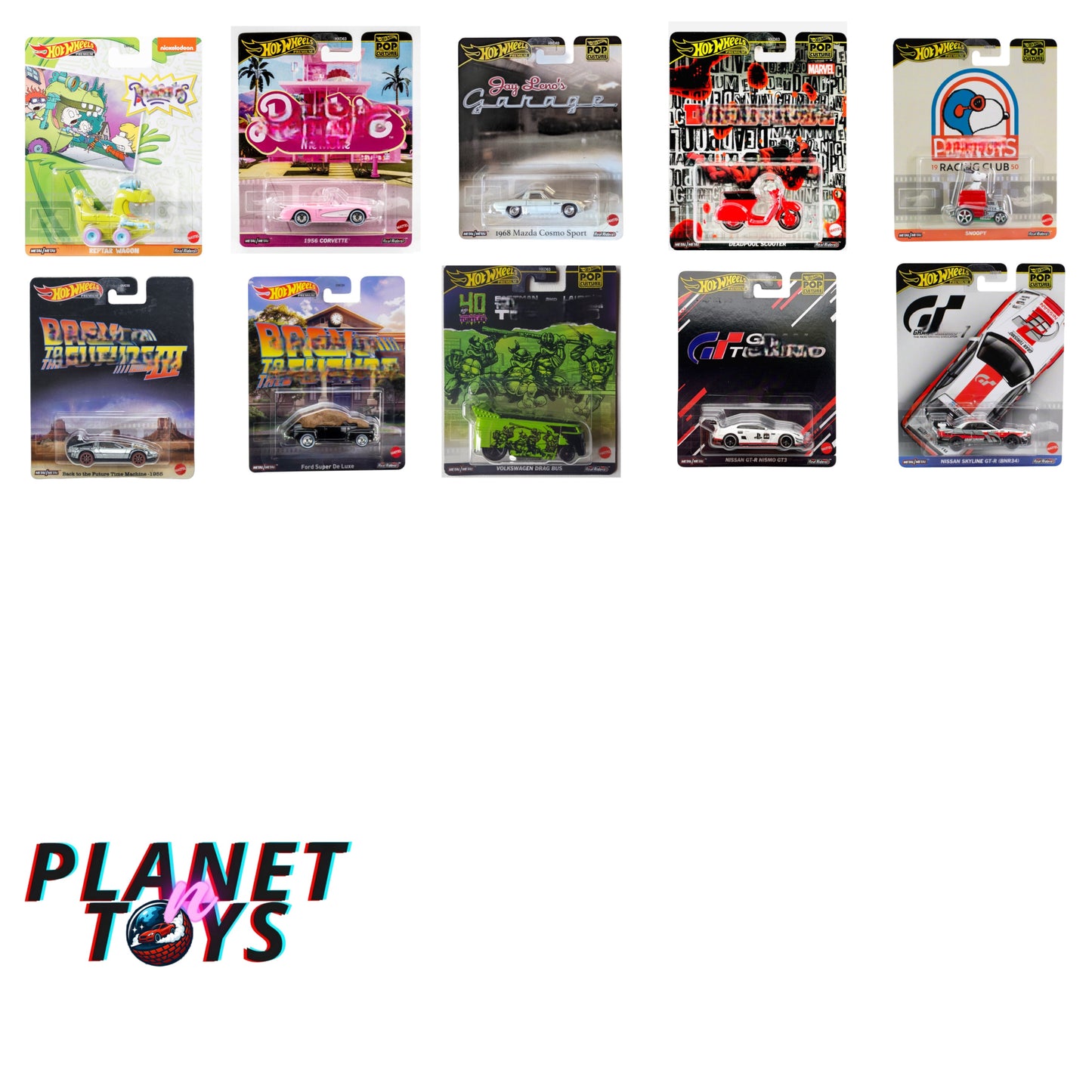 Hot Wheels Premium Pop Culture 1:64 Assorted Diecast