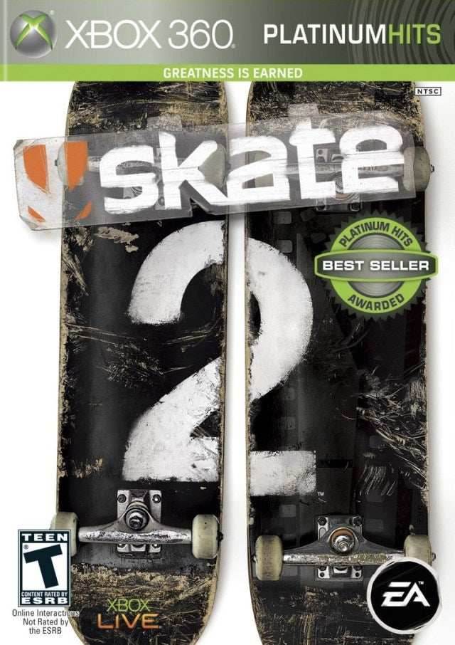 Skate 2 (Platinum Hits) (Xbox 360) - Game Manual Only