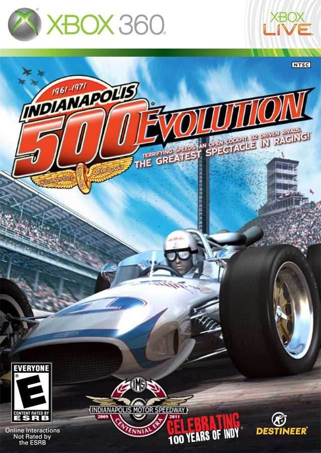 Indianapolis 500 Evolution (Xbox 360) - Game Manual Only