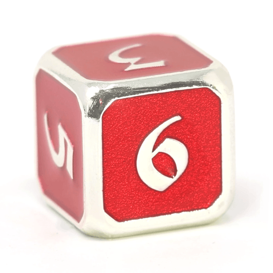 Die Hard Dice - Single d6 - Mythica Platinum Ruby