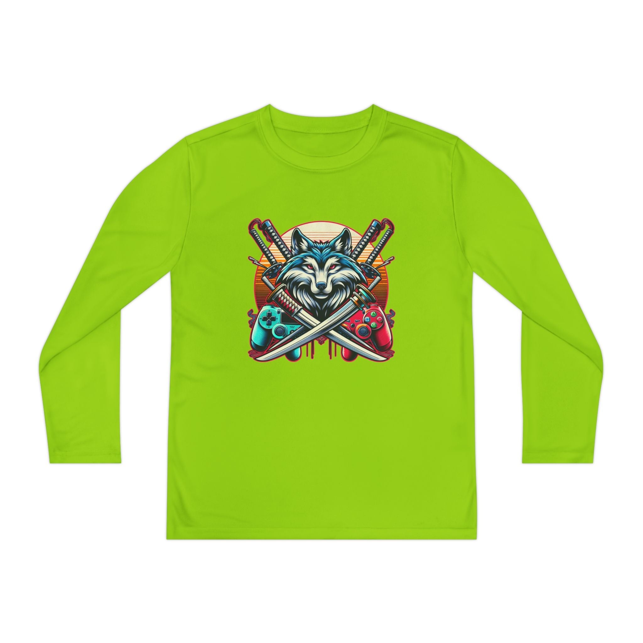 Xp wolf gamer long sleeve shirt
