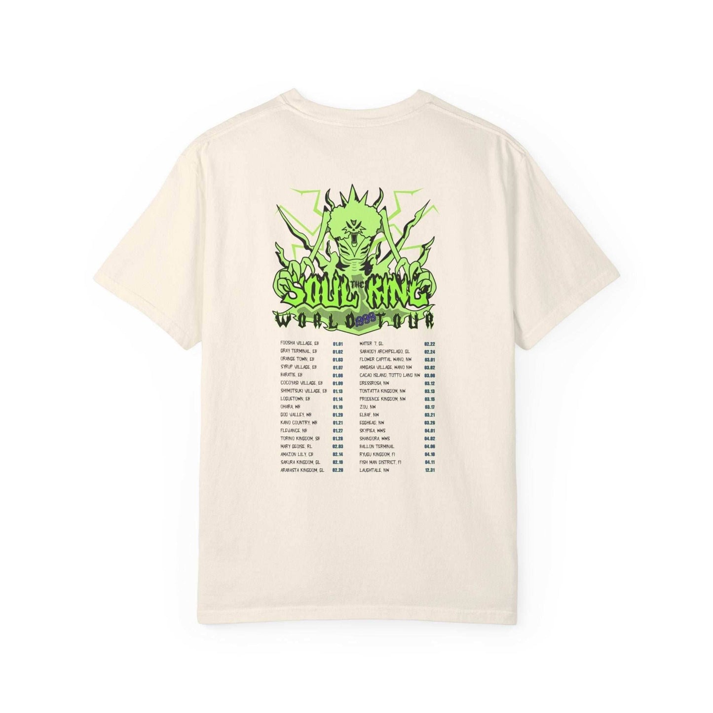 Soul King Brook 1999 World Tour Comfort Colors® Anime Manga Tee - Black / S