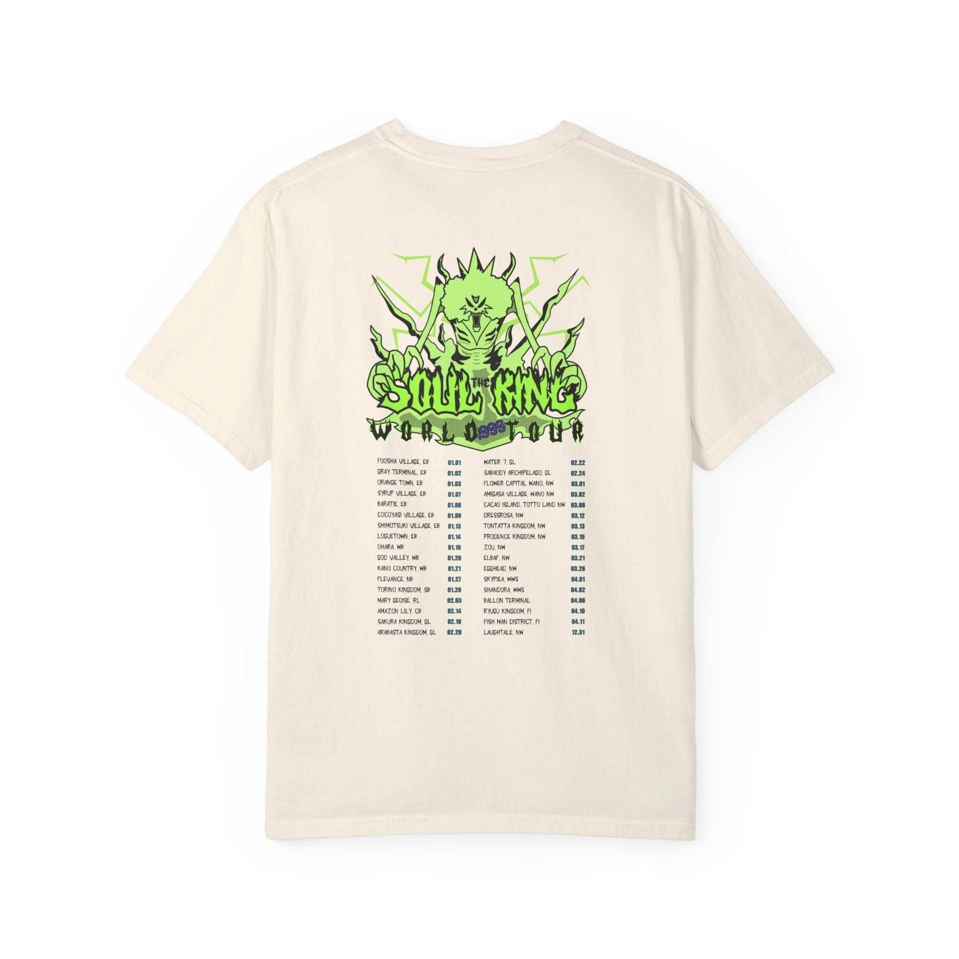 Soul King Brook 1999 World Tour Comfort Colors® Anime Manga Tee - Black / S