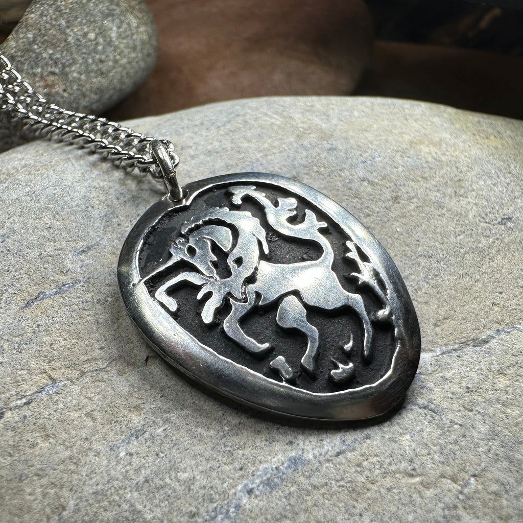 Unicorn of Scotland Pewter Necklace