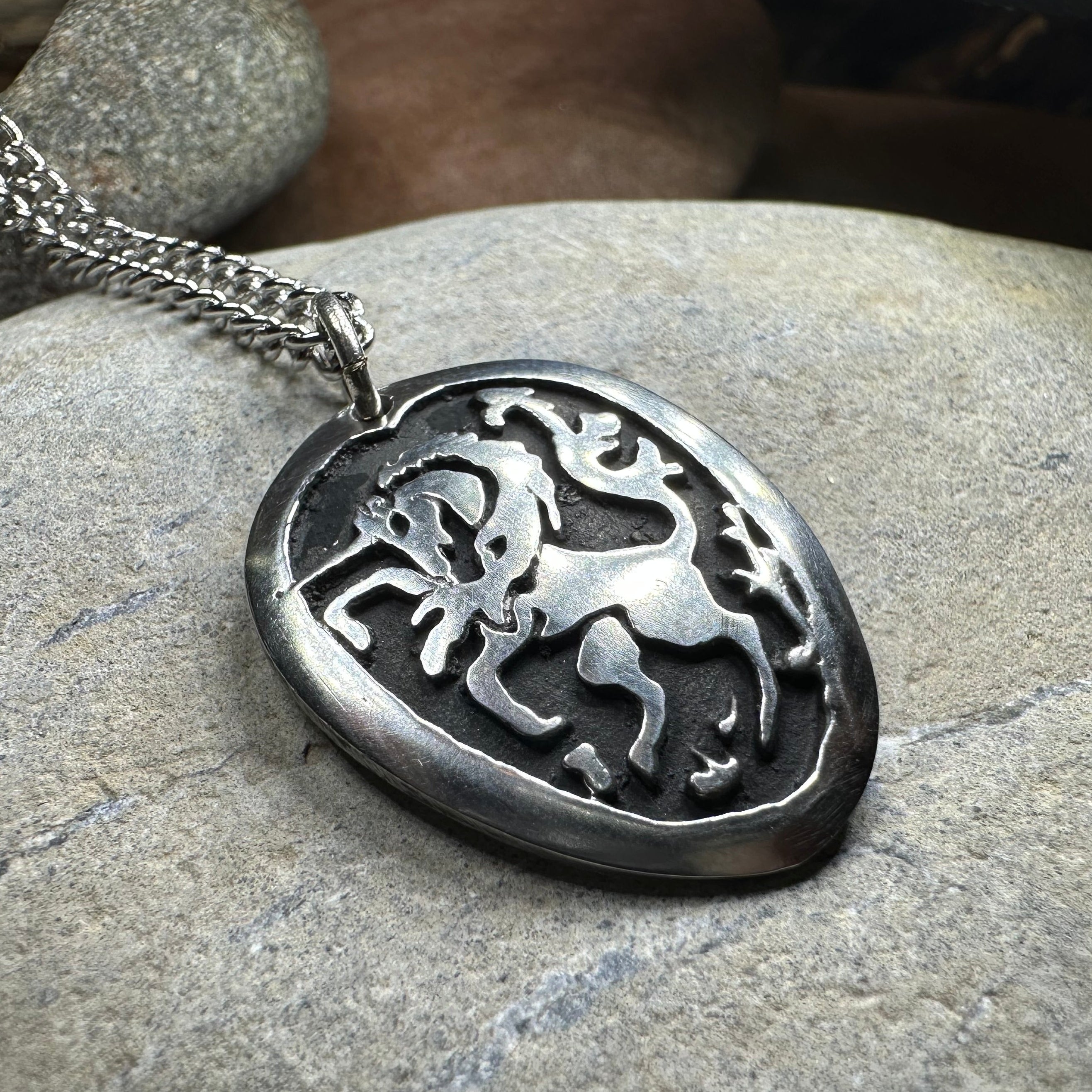 Unicorn of Scotland Pewter Necklace