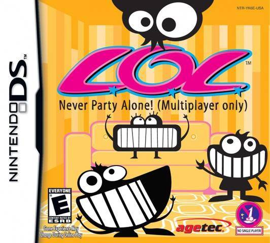 LOL: Never Party Alone! (Nintendo DS) - Game Manual Only