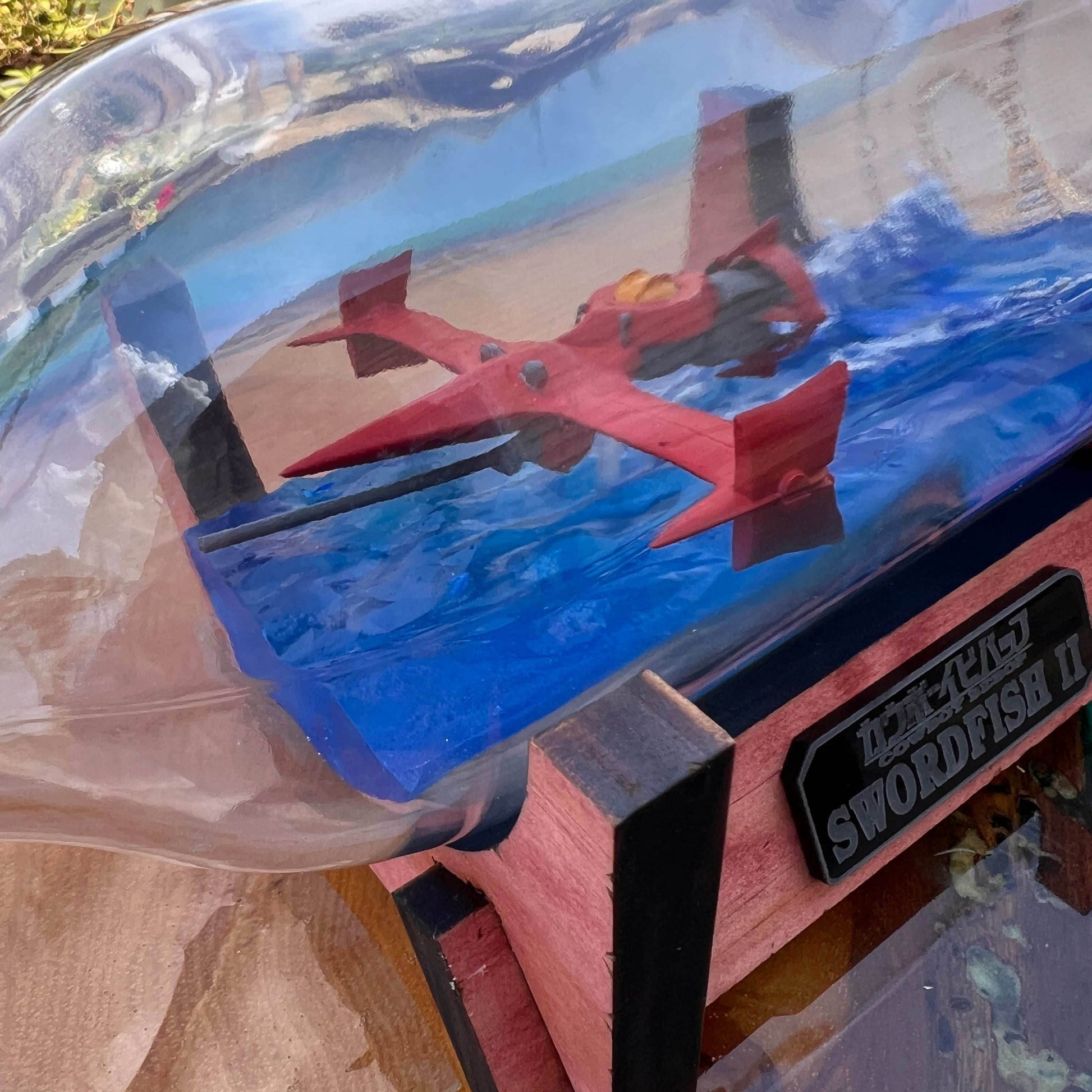 Cowboy Bebop Swordfish II in a Bottle - With Stand