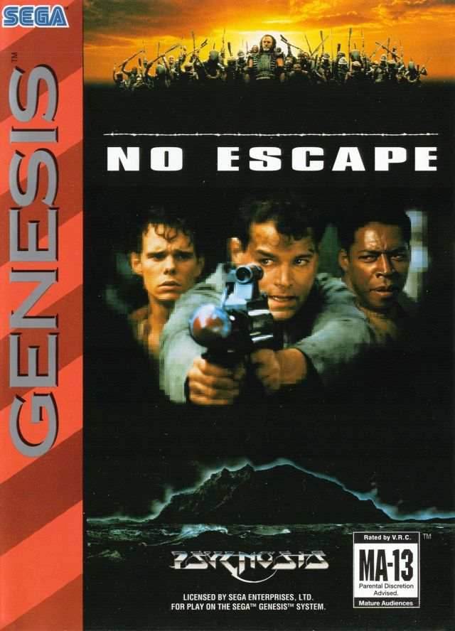 No Escape (Sega Genesis) - Game Manual Only