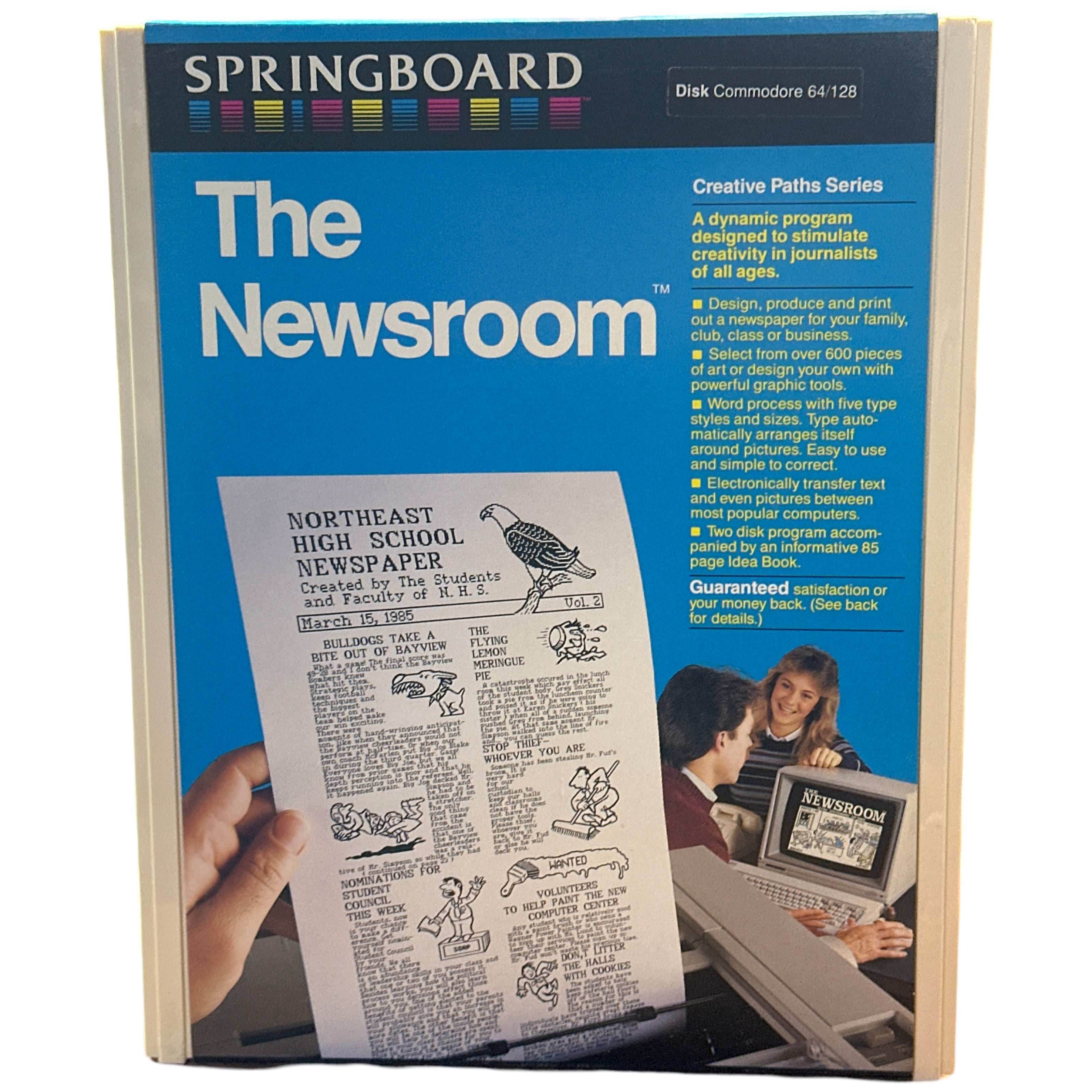 Springboard The Newsroom - Commodore 64/128 - 