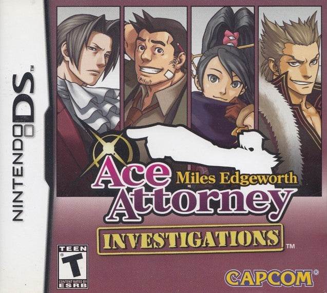 Ace Attorney Investigations: Miles Edgeworth (Nintendo DS) - Game Manual Only