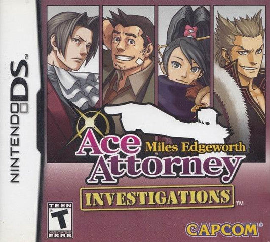 Ace Attorney Investigations: Miles Edgeworth (Nintendo DS) - Game Manual Only