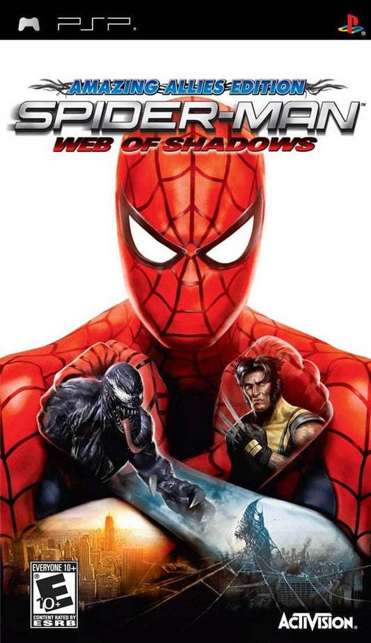 Spider-Man: Web Of Shadows Amazing Allies Edition (PSP) - Game Manual Only