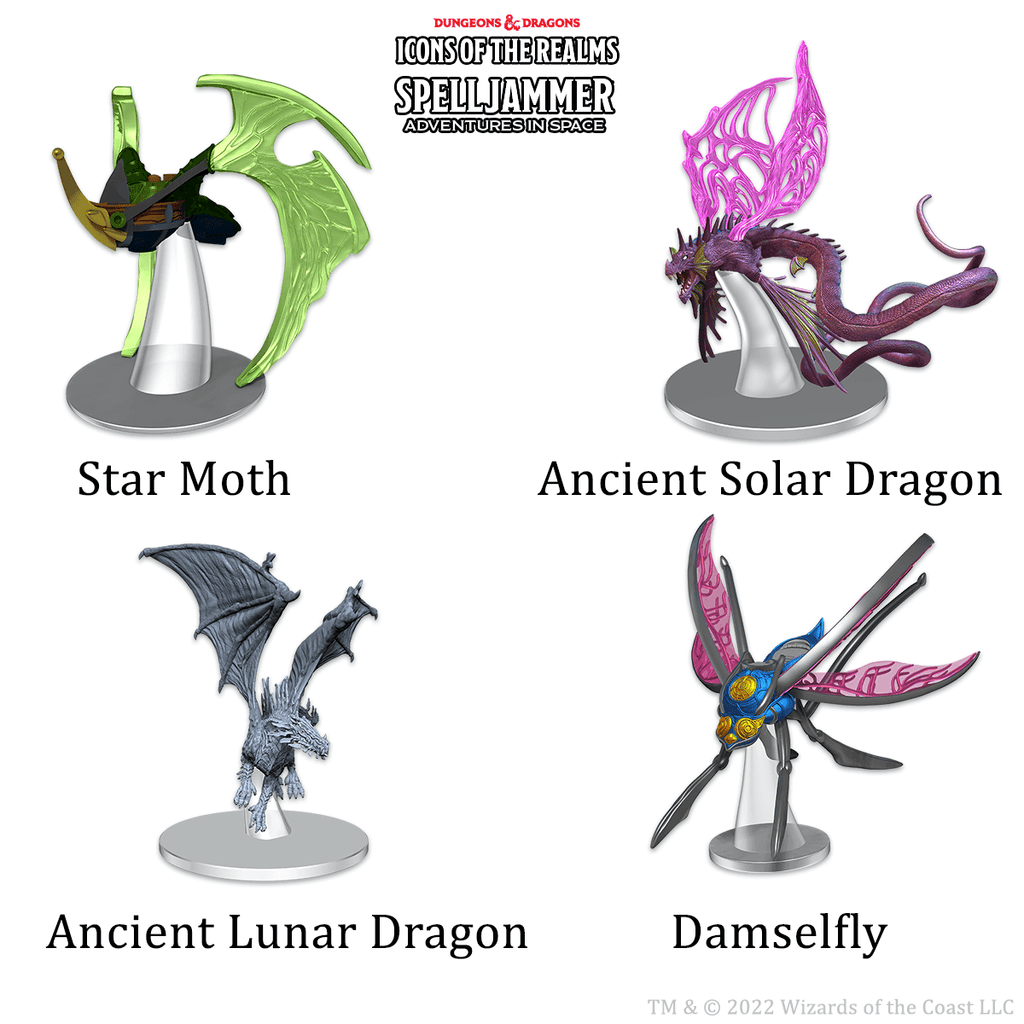 D&D: Icons of the Realms - Ship Scale - Astral Elf Patrol - 