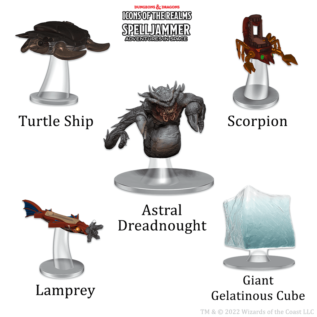 D&D: Icons of the Realms - Ship Scale - Attacks from Deep Space - 