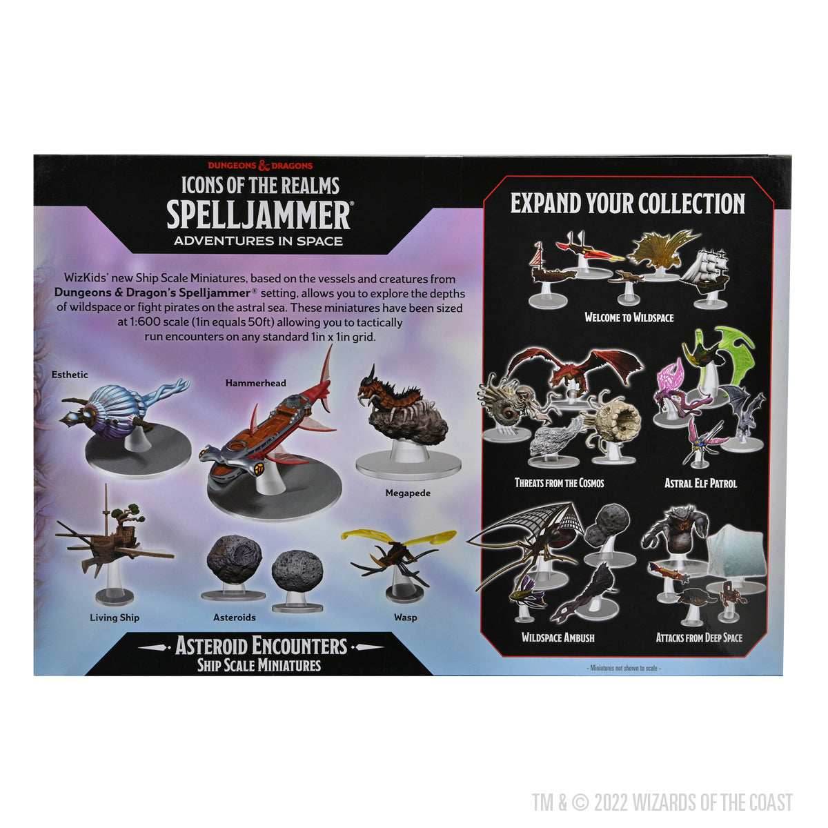 D&D: Icons of the Realms - Ship Scale - Asteroid Encounters - 