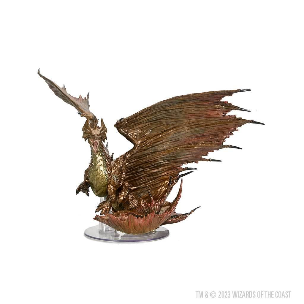D&D: Icons of the Realms - Adult Brass Dragon Premium Figure - 